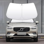 Front Windshield Sun Shade Custom Fit Compatible for Volvo XC60 2018-2020 Sunshade Foldable UV Ray Reflector Sun Visor Protector Accessories Shield Cover Reflective (for Volvo XC60 2018-2020) by akarin
