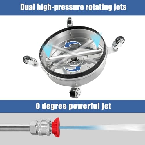 JANZ 14'' Pressure Washer Surface Cleaner - Image 4