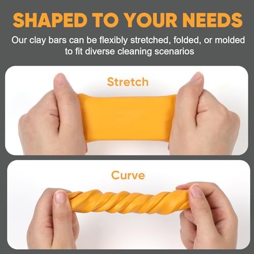 TEAWOO Car Clay Bar 4 Pack 400g, automotive clay bar, Car Detailing Cleaner - Image 5