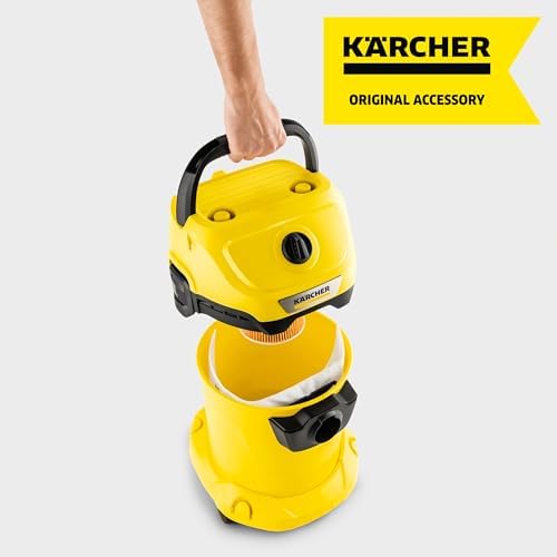 Karcher Filter Fleece Bags 4 Pack, Compatible with Karcher Wet Dry Vacuum Cleaner Models WD 1 Compact, WD 2 and WD 3 - Image 4
