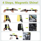 Magnetic Attachment Cleaning Kit for Portable Pressure Washers Includes Foam Sponge Head, Stiff Bristle Brush, Soap Dispenser and Quick-Connect Adapter for Car, Outdoor & Home Use - Image 5
