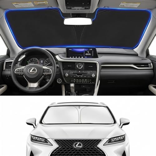 Custom Fit Windshield Sun Shade for Lexus RX 2016-2022 by Unknown