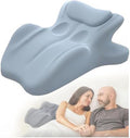Couples Intimacy Pillow for Sitting, Multifunctional Couple Back Pillow - Low-Profile Butt Cushion with 3D Memory Foam Design, Support for Relaxation or Play (Blue) by Unknown