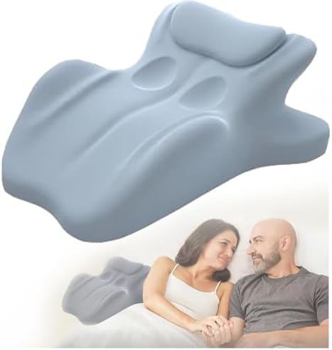 Couples Intimacy Pillow for Sitting, Multifunctional Couple Back Pillow - Low-Profile Butt Cushion with 3D Memory Foam Design, Support for Relaxation or Play (Blue) by Unknown