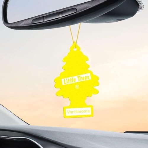 LITTLE TREES Car Air Freshener | Hanging Paper Tree for Home or Car | Vanillaroma | Single Tree per Package - Image 7