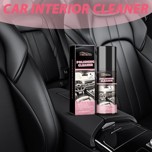 2PCS Polishing Cleaner, Car Interior Cleaner Spray, Total Vehicle Interior Detailer Spray Rejuvenation, 100ml Multi-Purpose Cleaner - Image 2