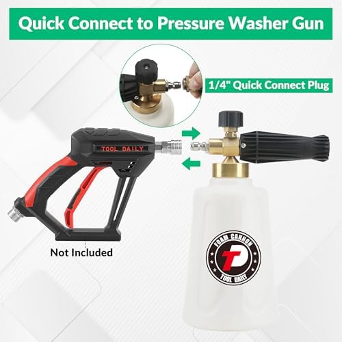 Tool Daily Foam Cannon with Car Wash Soap Kit for Pressure Washer - Image 5