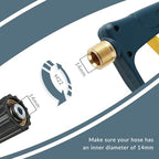 Sooprinse High Pressure Washer Gun 3000 PSI Max, Power Washer Short Gun, High Pressure Spray Gun with 1/4 Inch Quick Connector, M22-14 - Image 2