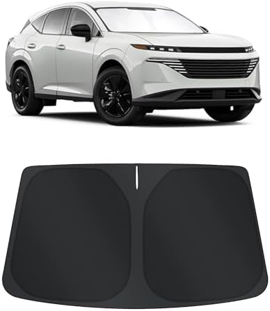 TINGLU Sun Shade for Nissan Murano 2025 2026 Accessories Windshield Sun Shade Window Shade UV Rays Protection Sun Visor Cover with Steering Wheel Sunshade Storage Bag by TINGLU