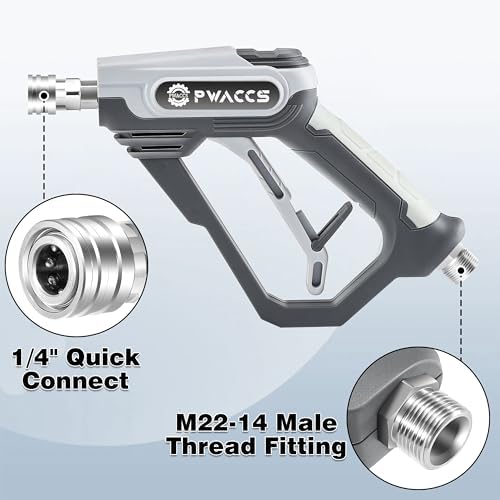 PWACCS Pressure Washer Foam Cannon Gun, Short Power Washer Wand, 1.5 Liter - Image 6