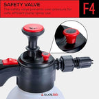 Suds Lab F4 Foaming Pump Sprayer, 70 oz. UV Resistant Canister, Ergonomic - Image 4