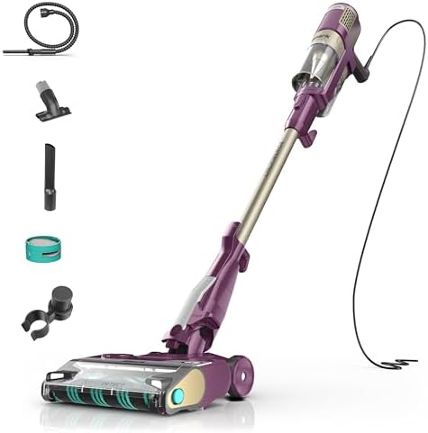Shark PowerDetect Corded Stick Vacuum, HEPA, Pet Hair, Purple, HZ4001AMZ by Unknown