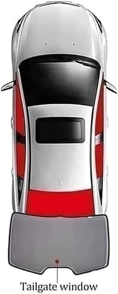 Car Side Window Sunshades for Volvo XC60 2. Gen (Spa) 2018-2024, Magnetic UV Protection Shades for Front/Rear Windows, Heat Resistant Sun Visor Shield Accessories,C/Rearwindshield - Image 2