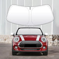Front Windshield Sun Shade Custom Fit Compatible for Mini Cooper F55 Sunshade Foldable UV Ray Reflector Sun Visor Protector Accessories Shield Cover Reflective (for Mini Cooper F55) by akarin