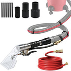 Happy Tree Universal Fit All Brands' Shop Vac Extractor Hose Kit Adapter Wet-Dry Extraction Accessory for Upholstery & Carpet Cleaning Auto Detailing Wet Vaccum Accessories with 25 Feet Water Hose by HAPPYTREE