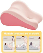 Ergonomic Memory Foam Wedge Cushion,Couples Butt Cushion Hip Intimacy Pillow Memory Foam,Multi Position Pillow Ergonomic Leg Wedge for Bedroom Relaxation Post-Surgery Recovery (Pink) - Image 3