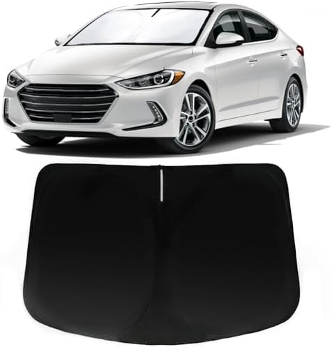 Windshield Sun Shade for Hyundai Elantra 2017-2020 by PAIMOHO