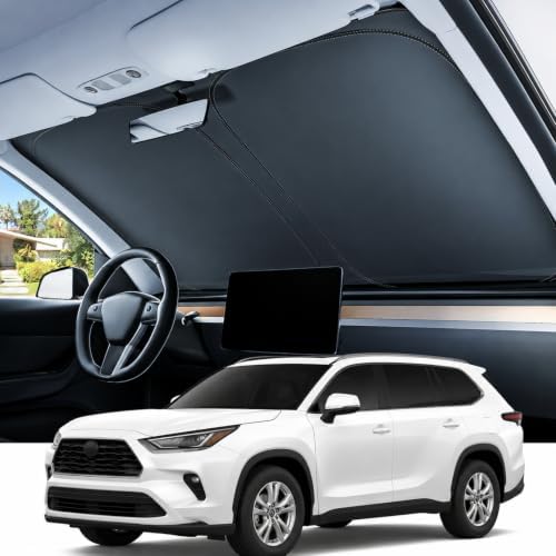 REEVAA Car Windshield Sun Shade for Toyota Highlander 2026 by REEVAA