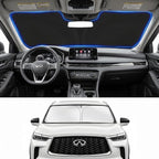 Custom Fit Windshield Sun Shade for Infiniti QX60 2018-2026 by Unknown