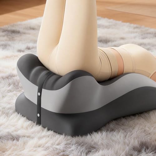Sweet Spot Pillow Intimacy Pillows for Couples 27° Angle Ergonomic Memory Foam Positioning Cushion Butt Cushion Support Neck Waist Washable Pillowcase(Light Gray) - Image 4