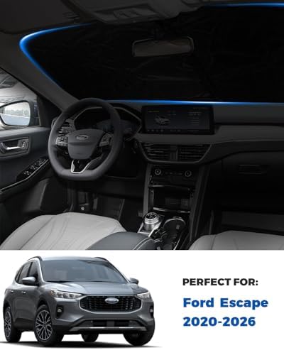 Foldable Front Windshield Sunshade fit for Ford Escape 2020-2025 2026 - Image 3