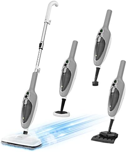 Steam Mop - 10-in-1 MultiPurpose Handheld Steam Cleaner Detachable Floor Steamer for Hardwood/Tile/Laminate Floors Carpet with 11 Accessories for Whole Home Use. by GorFanty