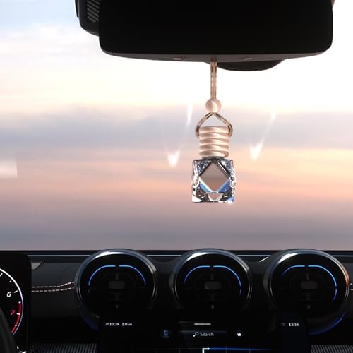 5 Pack 8 ml Empty Hanging Car Diffuser Bottles, Rhombic - Image 3