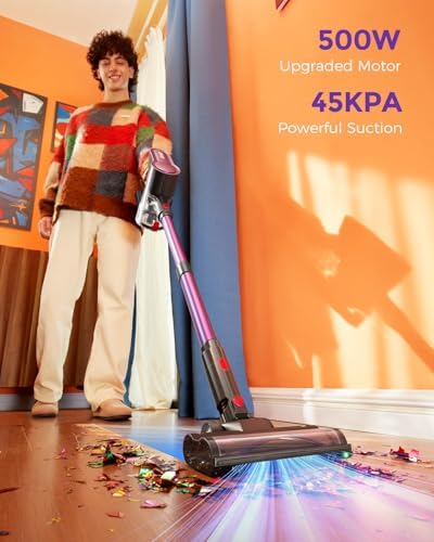 Cordless Vacuum Cleaner, 500W 45KPA 50Mins Stick Vacuum Cleaners for Home - Image 2