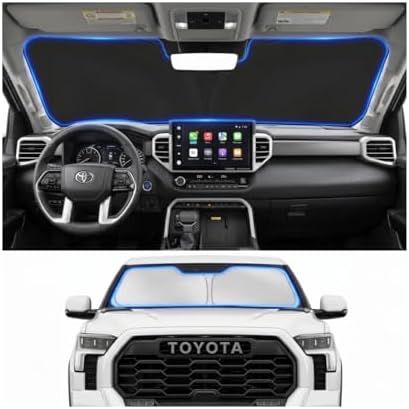 Custom Fit Windshield Sun Shade for Toyota Tundra 2022-2026 by Unknown