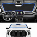 Custom Fit Windshield Sun Shade for Toyota Tundra 2022-2026 by Unknown