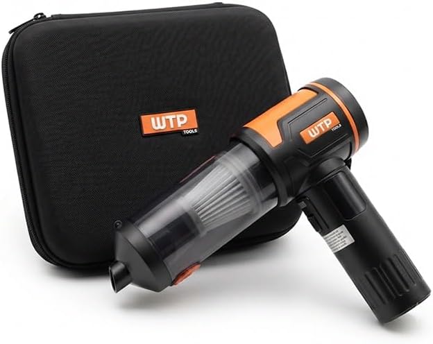 Hand Vacuum/Air Duster 90,000RPM Super Power Mini Car Home 21KPA Cleaner by WTPTools