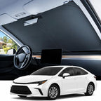 REEVAA Car Windshield Sun Shade for Sedan/SUV, S (59''L x 29''W) by REEVAA