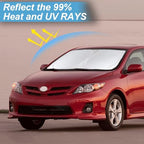 Custom Fit Corolla Windshield Sunshade for 2009-2012 2013 Toyota C-orolla - Image 2