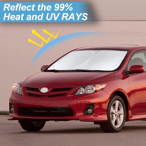 Custom Fit Corolla Windshield Sunshade for 2009-2012 2013 Toyota C-orolla - Image 2