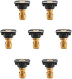 Pressure Washer Tips, 65 Degree Soap Nozzle Black, 7 Pack for Cars by TasuoX