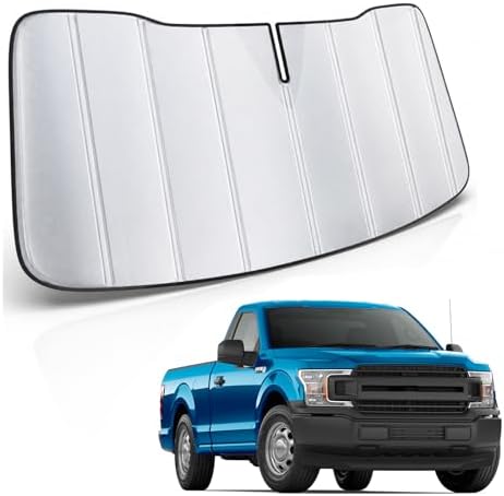 MAIKER OFF ROAD Windshield Sunshade Compatible with Ford F150 2015-2020 by MAIKEROFFROAD