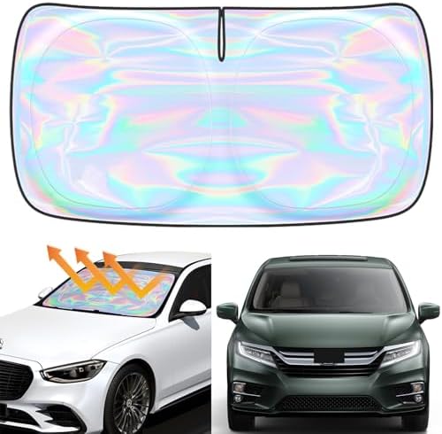 for Honda Odyssey 2018-2025 2026 Windshield Sun Shade - Custom Fit Honda Odyssey 4 Layers Sunshade Foldable Front Window Sunshade Sun Visor Protector Block UV Rays Keep Your Car Cooler Car Accessories by Unknown