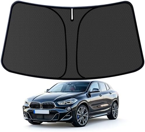 X2 Customized Windshield Sun Shade for 2018 2019 2020 2021 2022 2023 X2 Front Window Sunshade Visor Protector Foldable Blocks UV Rays Keep Car Cooler Accessories by aatoppus