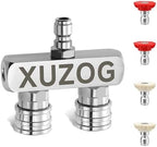 Pressure Washer Tips, 2-in-1 Pressure Washer Nozzle Tips, 5000 PSI by XUZOG