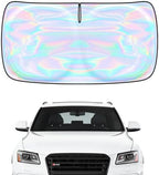 Windshield Sun Shade for Audi Q5 2018-2025 2026-4 Layers Sunshade Compatible with Audi Q5 Foldable Front Window Sunshade Sun Visor Protector Block UV Rays Keep Your Car Cooler Car Accessories by Unknown