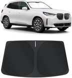 TINGLU Sun Shade for BMW X3 2025 2026 Accessories Windshield Sun Shade Window Shade UV Rays Protection Sun Visor Cover with Steering Wheel Sunshade Storage Bag by TINGLU