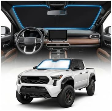 for Chevy Colorado Sun Shade Windshield Cover - Custom Fit Colorado Accessories 2015-2025 2026 Sunshade Foldable UV Protection & Heat Shield Sun Visor Accessories by Unknown