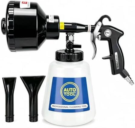 Car Wash Foam Gun,Foam Cannon Car Wash Kit,Car Cleaning Gun, Adjustable Foam Sprayer with Large Capacity Reservoir,Professional Automotive Cleaning Tool Kit for Interior & Exterior Detailing Supplies. by cropyoyo