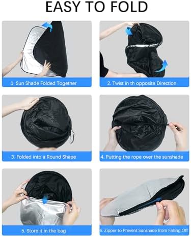 Foldable Front Windshield Sunshade Fit for 2015-2024 Mini Cooper S - Image 6