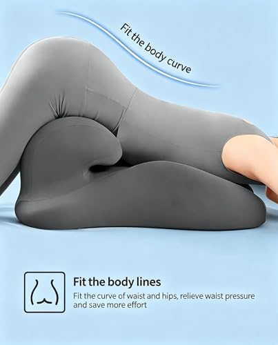 Wedge Intimacy Pillow for Couples – Memory Foam Lift, Spine/Hip Alignment - Image 2