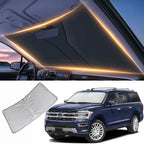 Windshield Sun Shade for Ford Explorer Front Window Shades Cover for 2011-2024 2025 2026 Explorer Windshield Sun Visor Protector Car Accessories by LZYYQX