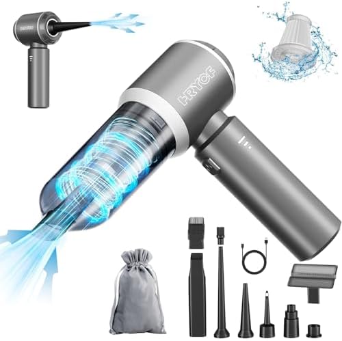CNMSGM Handheld Cordless Car Vacuum Cleaner,Rechargeable Mini Vacuum(Gray) by FocusingonPersonalCare