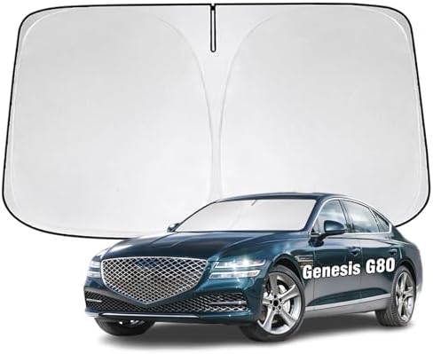 Windshield Sun Shade for Genesis G80 2017-2020 Sunshade by YIZHUOMY