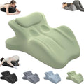 Couples Pillow, 27° Lift Ergonomic Memory Foam Cushion for Intimacy, Lumbar Neck Support Pillow for Home Bedroom (Green) by Unknown