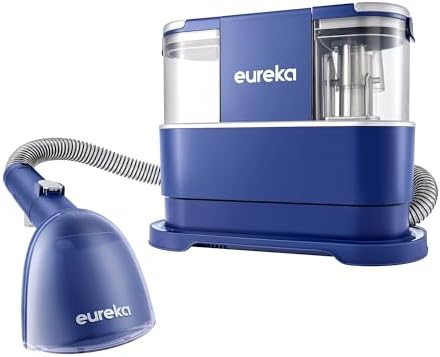 EUREKA Portable Carpet and Upholstery Cleaner, Spot Cleaner for Pets, Stain Remover for Carpet, Area Rugs, Upholstery, Coaches and Car, 50.7oz Large Water Tank, NEY100 with Cleaning Formula, Blue by Unknown